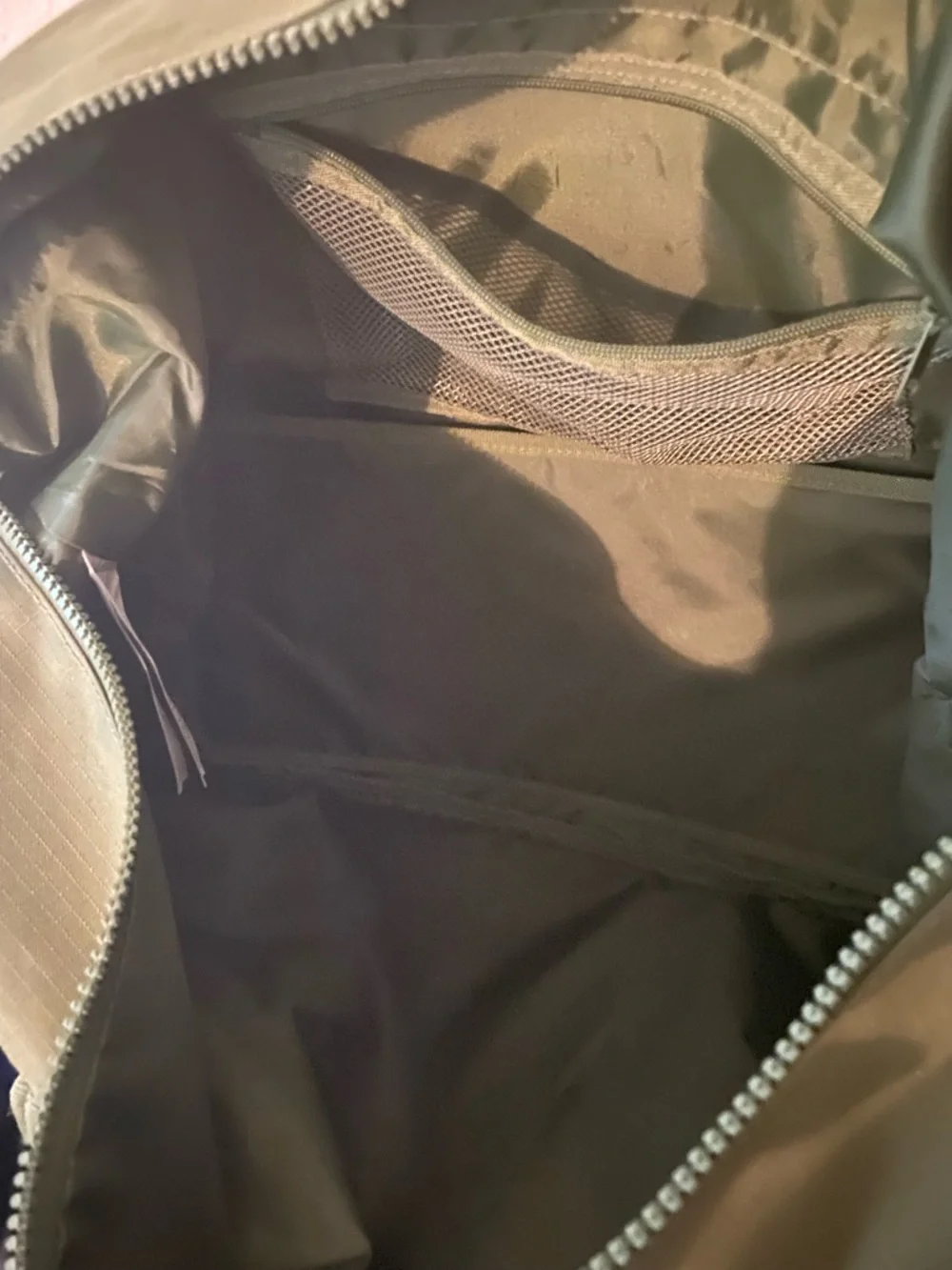 Jordan Olive Canvas Duffel Tote Bag - Green